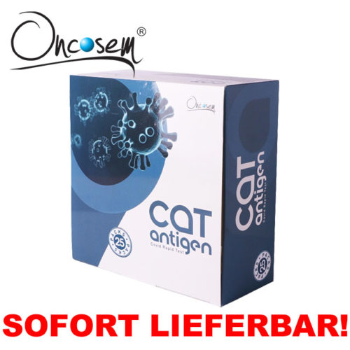 Oncosem® - Cat Antigen Covid Rapid Test (Profi) - 25 Stück