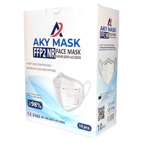 AKY Atemschutzmaske FFP2 - einzeln verpackt-Verpackung
